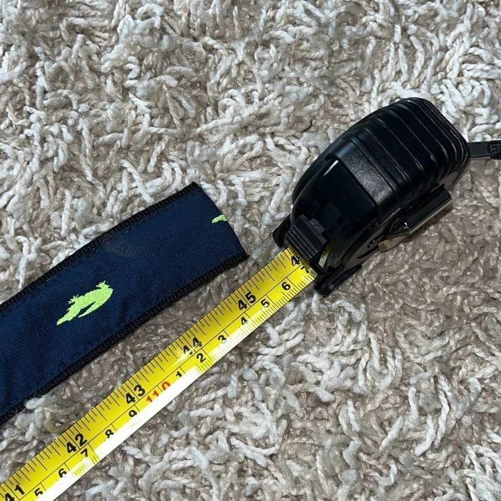 Women's Toe Goz Embroidered Alligator Canvas Belt With D Ring Buckle Large - Picture 8 of 11